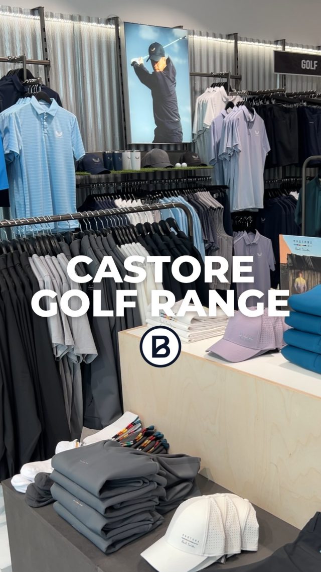 It’s officially golf season at Braehead!⛳️@castore_sportswear is your place for the latest golf styles – plus enjoy 30% off when you spend £100 across Castore, including the latest Paul Smith range. Time to upgrade your game.🏌️#braeheadshoppingcentre #castore #newin #golf