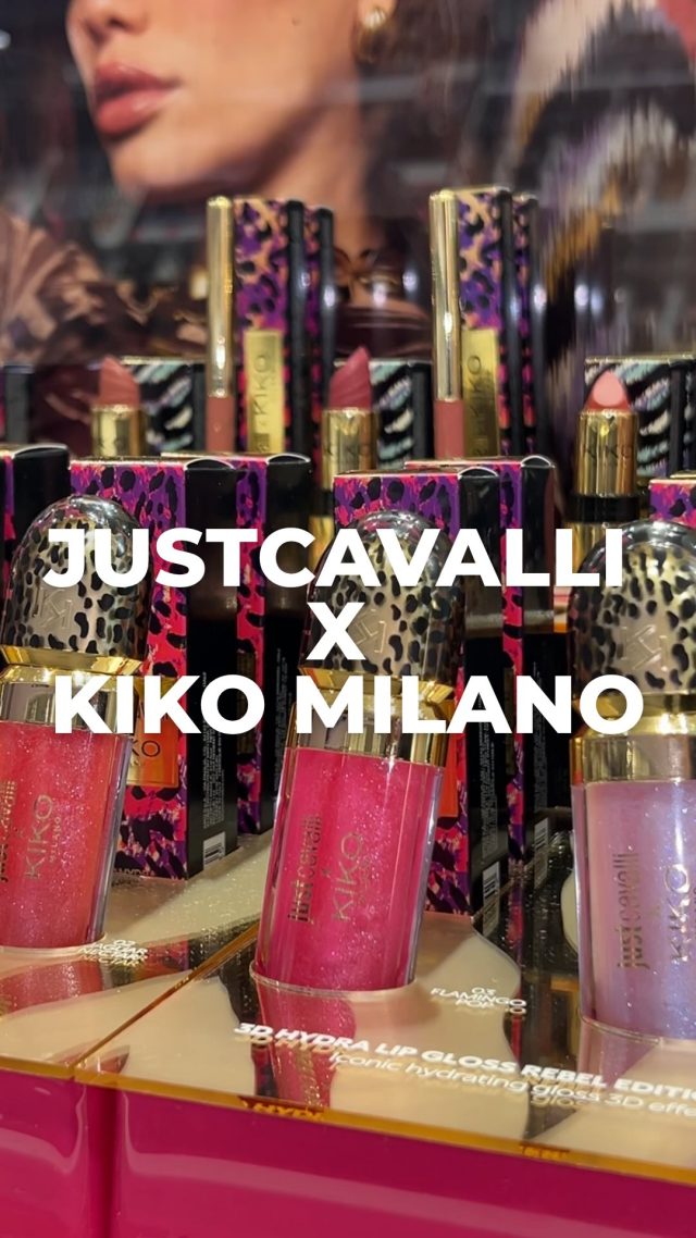 From statement prints to glossy glam, Justcavalli X @kikomilano understood the assignment! 🐆💄Shop now at Kiko Milano Braehead!