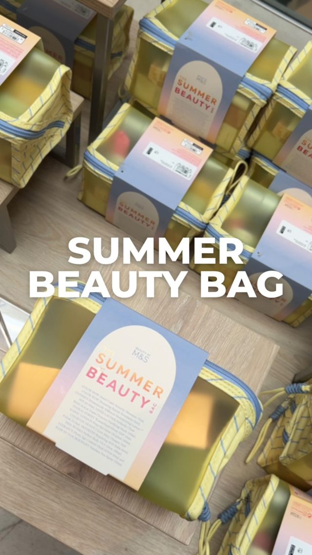 Summer has officially arrived at M&S🌻💋Run to M&S Braehead and grab the Summer Beauty Bag, worth over £230 for only £40 now!✨🤌🏼#braeheadshoppingcentre #mns #marksandspencer #summerbeauty #summeressentials