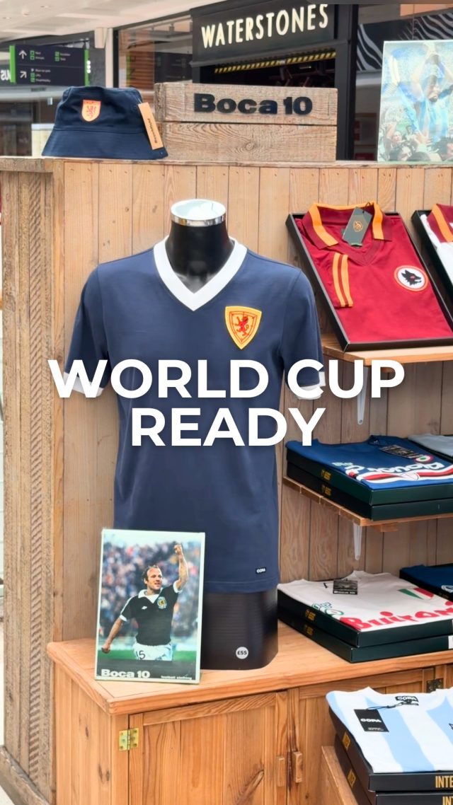 Get World Cup ready at Braehead ⚽🌍Everything you need for match days, watching parties and backing Scotland in style 👀⚽ Football shirts and fan gear from @boca10football👕 Official kits and retro football tops at @jdsports🛍️ Match day outfits and accessories from @primark🏠 World Cup bits for the house from @noahhomeandgifts✨ Scotland charms and jewellery at @theofficialpandoraReady for kick off? 🙌